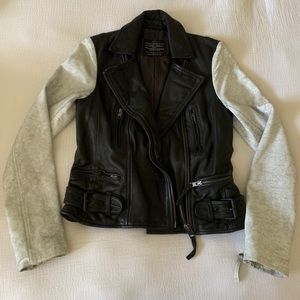 All Saints Leather Jacket size 6